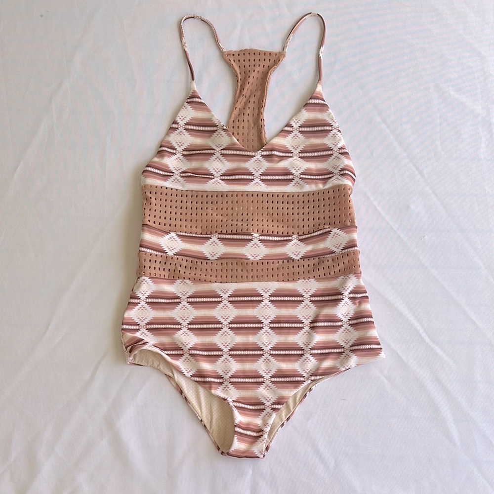 Acacia Swimwear One Piece Racerback Swimsuit - size Med